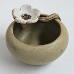 꽃 한송이 화병 미니 꽃병 여주 도자기 : 혜당