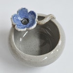 꽃 한송이 화병 미니 꽃병 여주 도자기 : 혜당