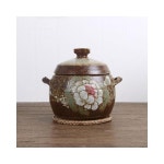 루미나D 여주 쌀독 쌀 항아리 분청 목단 잡곡 단지 4kg : GoodLife1125