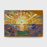 에드바르트 뭉크 태양 세계 명화 그림 인테리어액자 40x28cm : 아트스코