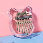 아크릴 투명 칼림바 12음 미니칼림바 럭키클로버 벚꽃 악기 : 유벤타스토어