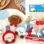 운동 공 인형 키링 축구 농구 야구 탁구 미니어처 : 너굴마케트