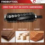 그리즐리 8인치 조인트용 핀바이툴 헬리컬 커터헤드 - G0500/G0543/G0586/G0857 모델 36개의 카바이드 인서트 저소음 우수한 마감 처리... 