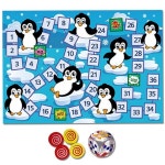 어린이 보드 게임 만들기 펭귄 미션 보드 게임 교육용 가족 : 올데이문