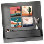 취미 인테리어 유화 그림 색칠 페인팅 캔버스 아크릴 물감 셀프 드로잉 벽 장식 : 몽그리잡화점