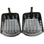 돌고르는삽 자갈 거름망 곡물 얼랭이 소쿠리 선별기 메쉬 어랭이 자갈채 농기구 에스티 채반 : 리빙트렌디