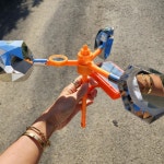 농장 과수원 조류 퇴치 태양광 바람개비 경보기 : SPORTSLAB