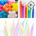 요술풍선 알록달록 요술 풍선 만들기 매직 벌룬 아트 동물 : 삼색깔남매