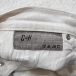 G3435 시티즌 오브 휴머니티 데님팬츠 청바지 흰색화이트 : comecostorek
