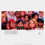 휘뚜루마뚜루 마녀 왕비 백설 공주 pc방 게임방 마우스 장 패드 매트 굿즈 만화 대형 PU 가죽 소재 귀여운 소녀 사무실 컴퓨터 키보드 방수... 
