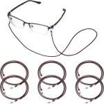 uxcell 땋은 안경 스트랩 여성용 및 남성용 체인 우아한 직조 선글라스 랜야드 홀더 Beige : 브리포