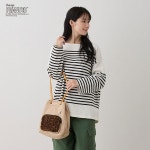 루트토 8411 스누피 보아 작은 토트백 IP 포셰트 Boa Peanuts 9S 02 베이지 : 키유나샵