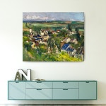 폴 세잔 오베르 전경 세계명화 인테리어액자 40x33cm : 아트스코