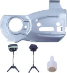 Mtanlo For Husqvarna 340 345 350 전기톱 오일 펌프 플레이트 키트 503875701 503 87 57 01 537215202 537 21 52 02 : 리치픽A몰