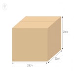 백군디자인 택배박스 6호 20매 온라인판매 사업자용품 정리보관 : 백seller