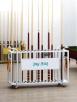 당구 큐꽂이 당구장 고급 보관함 큐대꽂이 큐홀더 거치대 이동 정리대 스타일 A 블랙 소형 42홀 : 모디슈