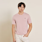 라파클럽 남성 소프트 라운드넥 반팔 니트 : 주식회사 라파클럽