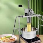 국수 면 뽑기 반죽 파스타 소형 업소용 가정용 제조기 자동 국수기계 수동 제면기 : 우주에서온상점