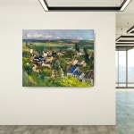 폴 세잔 오베르 전경 세계명화 인테리어액자 40x33cm : 아트스코