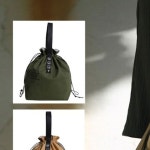 버킷백 보온보냉 런치백 캠핑 등산 직장인 학생 도시락 가방 스트랩 핸들형 : 이득상회