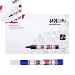 칠퍄 오피스넥스 모나미 유성매직 2.0mm 청색 12ea 유성마카 2mm 사무용 필기표기 : 칠리상점