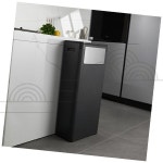 32L 대형 휴지통 카페 사무실 매장 주방 거실 슬림 분리수거 쓰레기통 : 이득상회