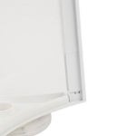 회전 서류 꽂이 양면 문서 정리함 접이식 3면 분리형 책상 세움 보관 화이트 : 웅스팜스