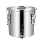 업소용 냄비 밸브 스테인레스 곰솥 국통 대용량 업무용 들통 버킷 조리용품 : 백제무역