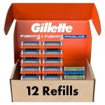 Gillette 남성용 면도날 리필 퓨전5 카트리지 10개 프로글라이드 카트리지 2개 : 또와25