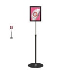 입간판 POP A4 흑색 1폴 공원안내판 약국입간판 광고판 : 바구니하우스