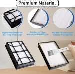 켄모어 엘리트 21814 31150 81714 BU1018 진공청소기용 4팩 53296 EF-9 HEPA 진공 헤파 미디어 필터 교체용 40195 22614 31140 BU1005... 