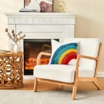 라이프인 18x18 베개 커버 던지기 터프트 보호 자카드 농가 장식용 선물 소파 침대 의자 거실 홈 데코 : 에스라온