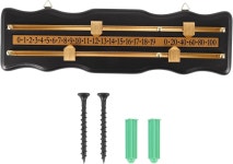 Jkjhbghed 당구 스코어보드 벽걸이 스누커 스테인드 우드 블랙 : 블라썸-몰