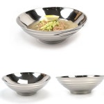 냉면기 이중 스텐 비빔밥 쌀국수 그릇 22cm 8호 면기 식기 : 다온의 선물
