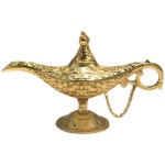 장식 램프 알라딘 지니 엔틱 소품 요술 소원 연극 선물 인테리어 공예 조명 : 코지박스라이프