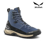 살레와 남성 푸에즈 윈터 미드 PTX 파워텍스 등산화 다크데님/블랙 : 크루삭스