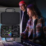 ROED RODECaster 듀오 통합 오디오 프로덕션 스튜디오를 위한 칸카 하드 트래블 케이스 교체 Rode Duo Black : 다이렉트웨이브