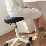 높이조절 회전스툴 바퀴달린 이동의자 병원미용실 : 선진물산ENC