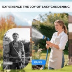 홈독스 리트랙터블 가든 호스 릴 82FT + 6.6FT 5/8인치 워터 호스가... 디자인 10기능 노즐 자동 되감기 길이 잠금장치 및 5/8 82FT : 핫딜하버