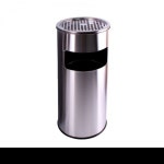 후니곳간 야외 캠핑용 실버 휴지통 쓰레기통 스텐 업소용 재털이 : 후니곳간