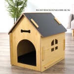 야외 대형견 켄넬 A. 원목 색상 문 없음, A. 소형 사이즈  최대 6마리까지 수용 가능 : 디어셀렉트제이