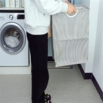 루트모아 손잡이형 세탁 바구니 세탁실정리 빨래통 런드리바스켓 : 루트모아