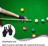 왼손용 당구장 장갑 - 수영장 스누커 큐 스포츠 동안 향상된 제어력과 편안함을 위한 프리미엄 품질 통기성 및 미끄럼 방지 디자인 : 리브샵S