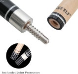 CUEELF 풀 큐 스틱 100% 캐나다 메이플 우드 13mm 팁 당구 19.5-21온스 바 클럽 테이블 스포츠에 적합 : 뉴글로리2