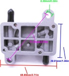 DF44-211D DF44-227 혼다 오디세이 FL250 FL350 북극 고양이 스노우모빌 고 카트 ATV용 나흐만 07-187-01 0115-481 미쿠니용 개인 수상기... 