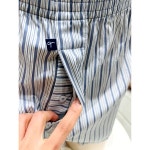 [현대백화점]트라이엄프 (95-110)(TFMTK113 BU) 26SS 남성용 부드러운 순면 80수 블루스트라이프 트렁크 사각팬티 : 더현대닷컴