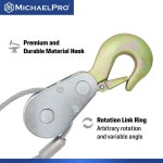 마이클프로 2톤 파워 핸드 윈치 풀러 자동차 건설 농장 목장 울타리용 더블 기어 | MP009088 : 디원샵D