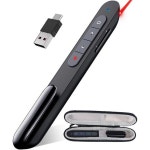 다이노스트라이크 프레젠테이션 클리커 케이스 포함 USB C 무선 프레젠터 원격 파워포인트 캐리 스토리지 : 에프에스컴퍼니