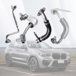 BMW용 터보차저 냉각수 라인 키트 11538663516 11538663517 11428626652 11428626653 BMW F10 F22 F20 F30 X1 X3 X4 N20 : 컬러스테이