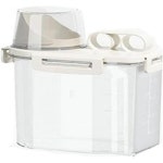 곡물 및 기타 탱크용 5PCS 1.7L/2.5L/3L 재사용 세탁 세제 디스펜서 밀폐 보관 용기 L 3L C3840C L 5PCS 3L C3840C : 브이에스컴퍼니